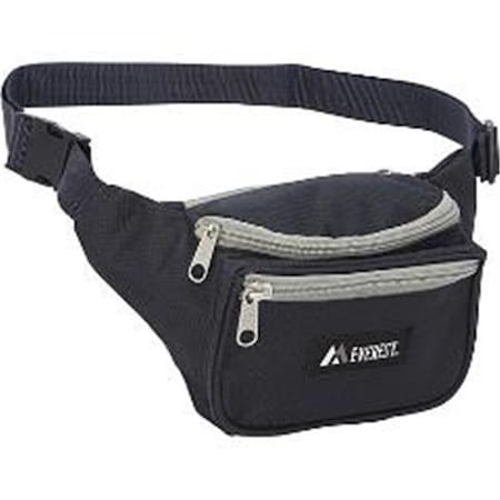 Everest Everest 044KD-NY-GRY Signature Waist Pack - Standard - Navy-Grey 044KD-NY/GRY